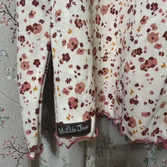 Matilda Jane Just Imagine Arya Micro Cord Jumper Dress & Lettuce Hem Top Set 8 - Picture 11 of 11